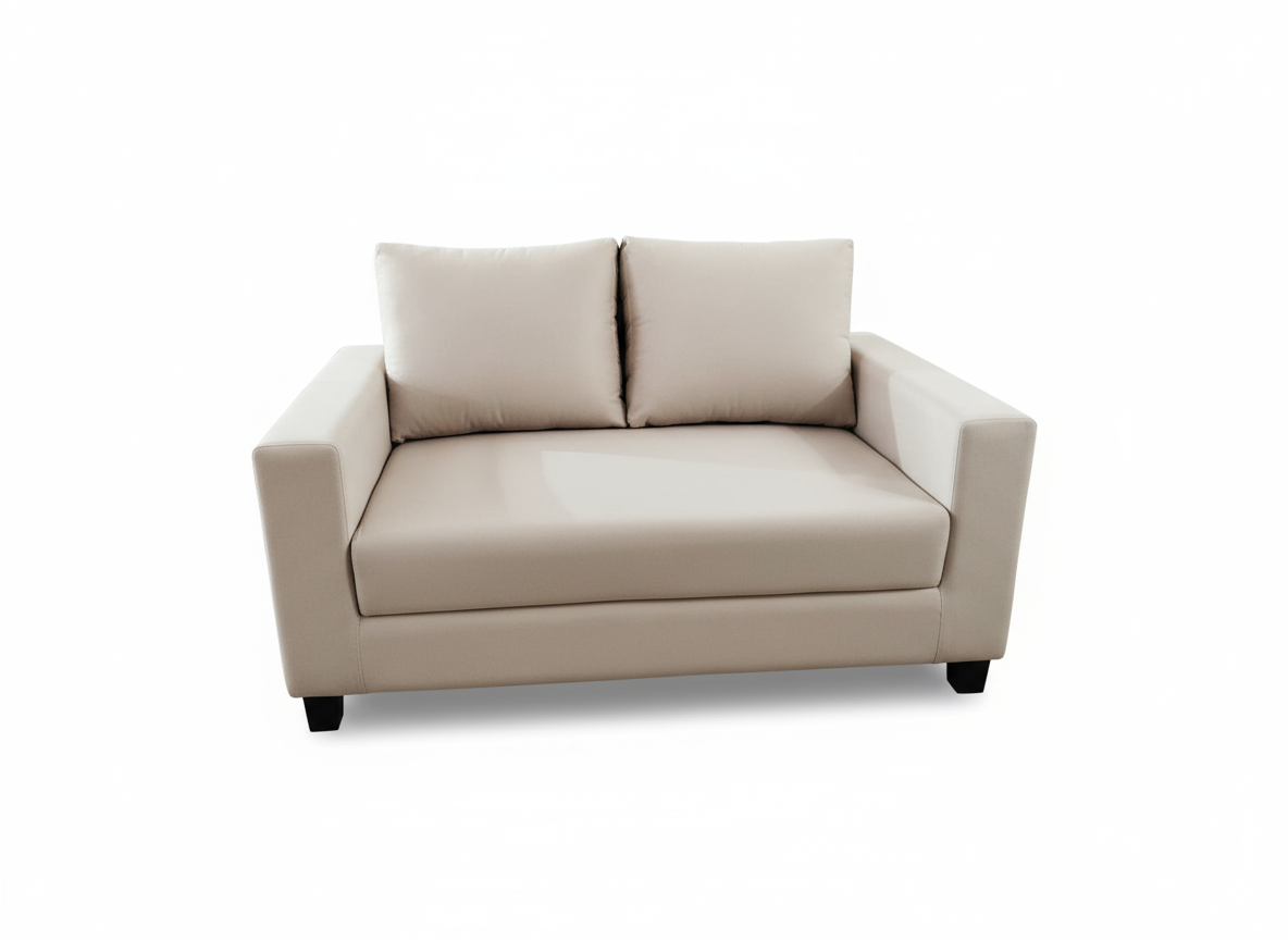Compact Loveseat with Loose Back Cushions