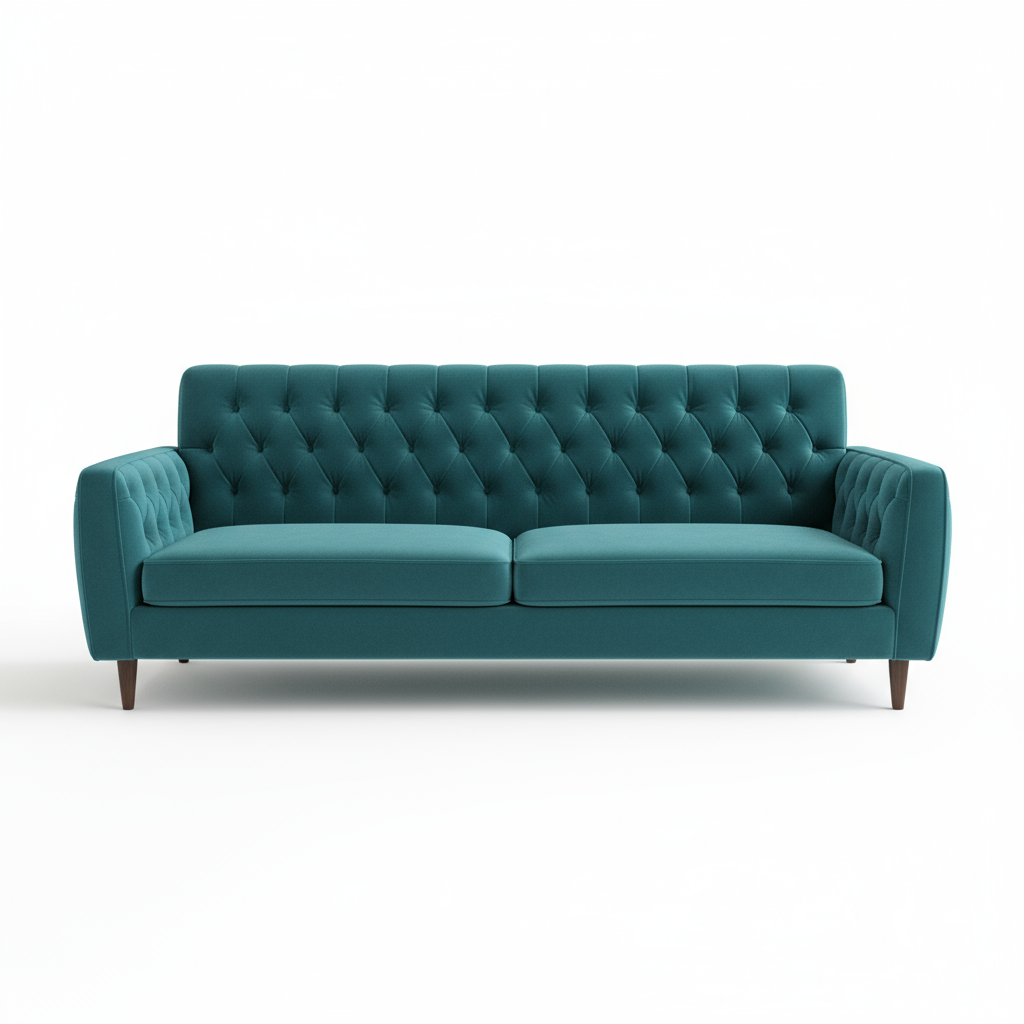 Modern Tufted 3 Seater Sofa