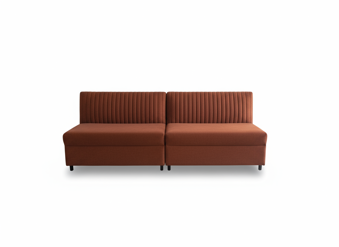 Modular Armless Bench Sofa