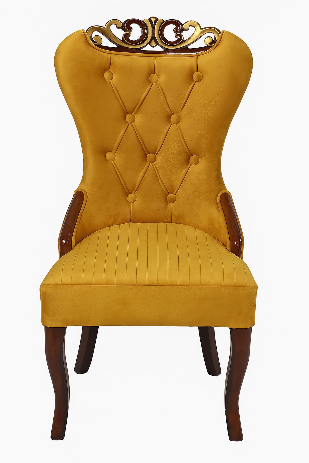 Regal Velvet Accent Chair
